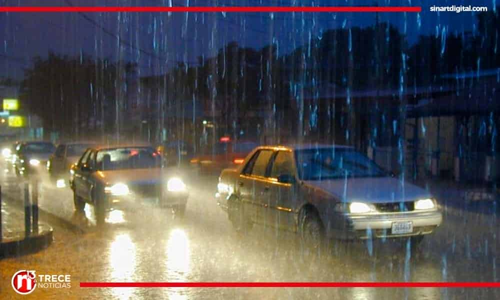 Lluvias caerán esta tarde y noche principalmente en zona norte