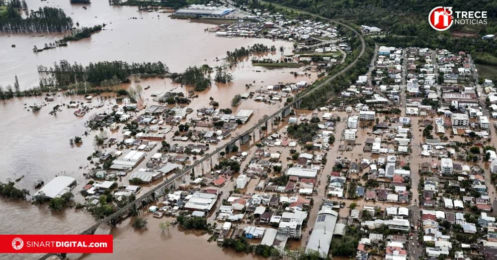 Prevén intensas lluvias en el sur de Brasil donde ciclón dejó 39 muertes