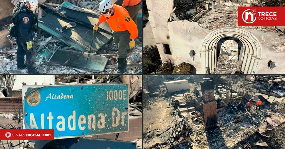 Los Ángeles, devastada por el fuego, espera ansiosa que amainen los vientos