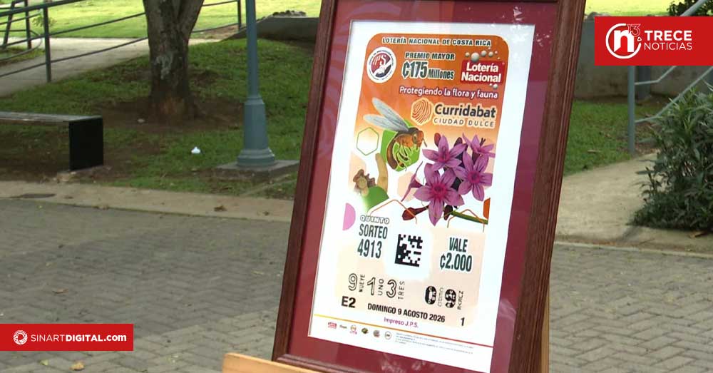 JPS dedica billete de lotería a la biodiversidad de Curridabat