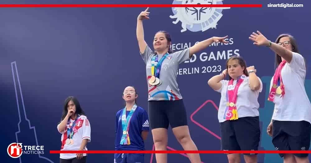 La atleta de Olimpiadas Especiales que logró 6 medallas en gimnasia rítmica en los Juegos Mundiales
