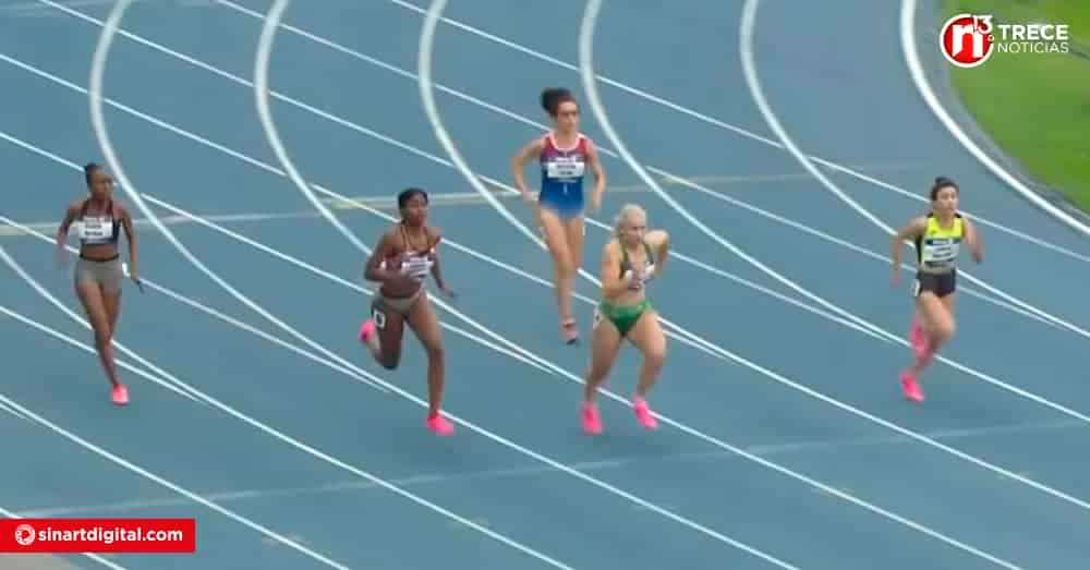 Melissa Calvo con gran faena finaliza octava del mundo en 100 metros planos