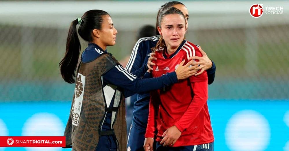 Jugadora costarricense Melissa Herrera: ¨Me siento muy frustrada, con un dolor inmenso¨