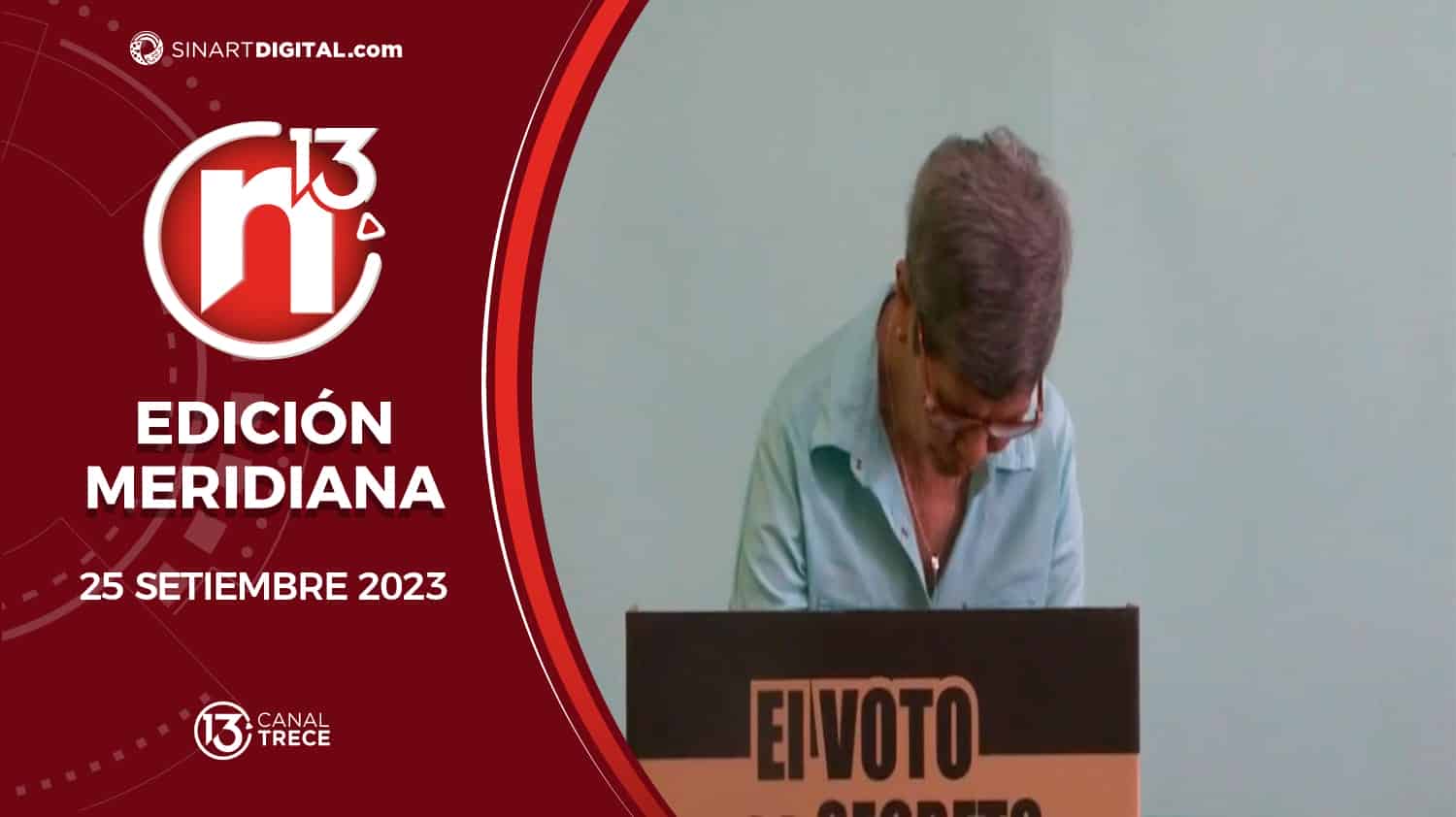 Edición Meridiana - 25 setiembre 2023 | Trece Noticias  