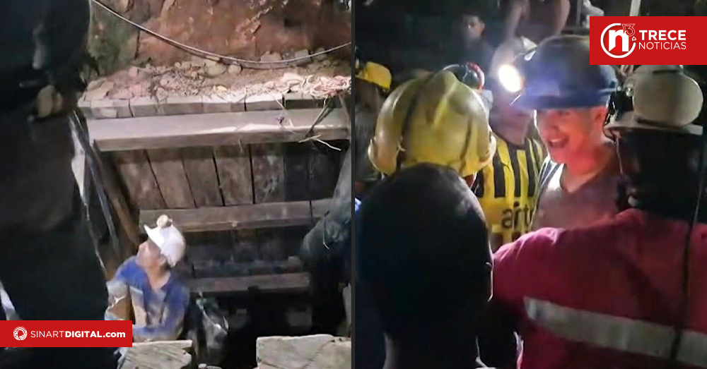 Rescatan a 18 trabajadores atrapados en una mina en Colombia
