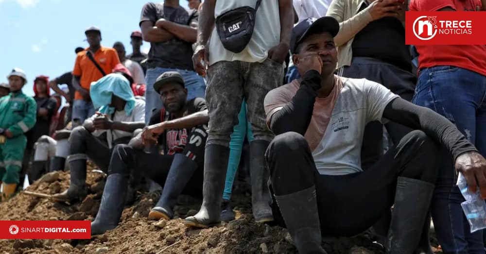 Siete de 23 trabajadores fueron rescatados de mina de oro colapsada en Colombia