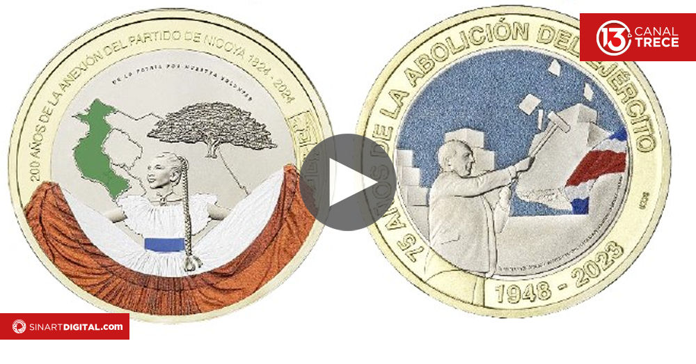 Banco Nacional pone a la venta de monedas conmemorativas 