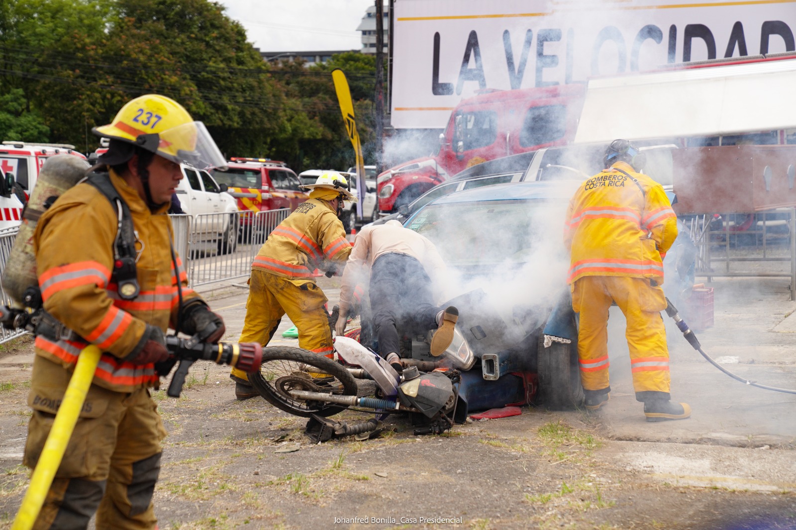 INS reporta más de 2.000 motociclistas accidentados en comparación al año anterior