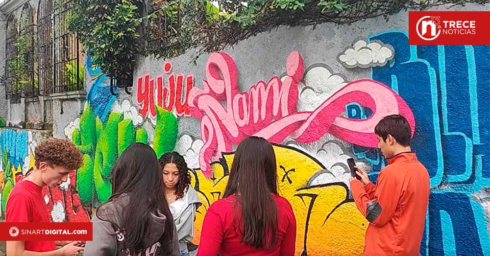 Murales cobran vida con realidad aumentada en San José
