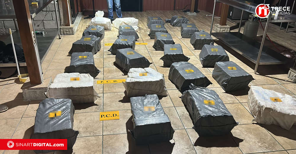 Narcos convirtieron salón de eventos en bodega para guardar cocaína