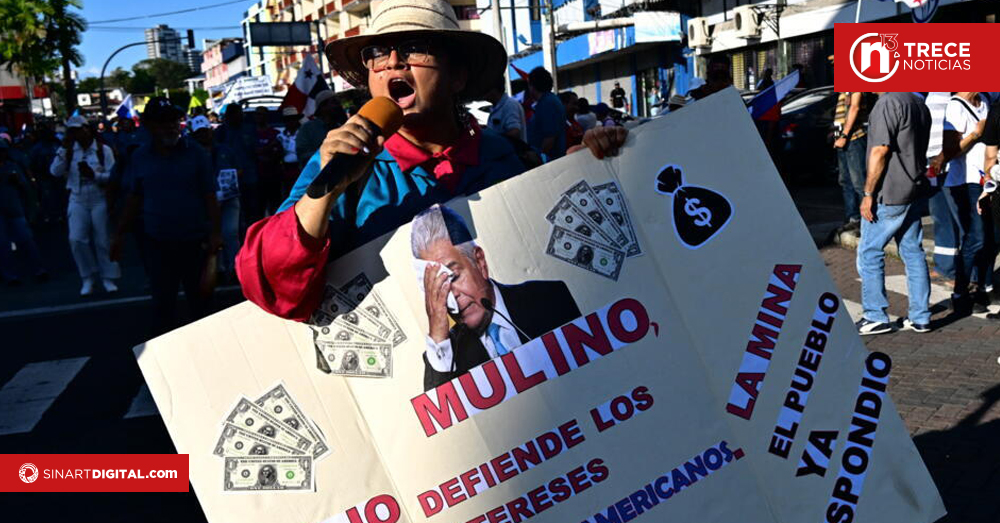 Protestas y huelga en Panamá contra reforma de sistema de pensiones