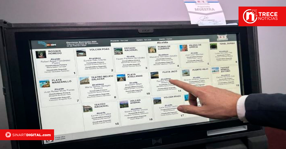 TSE aplicará plan piloto con papeleta electrónica para elecciones municipales