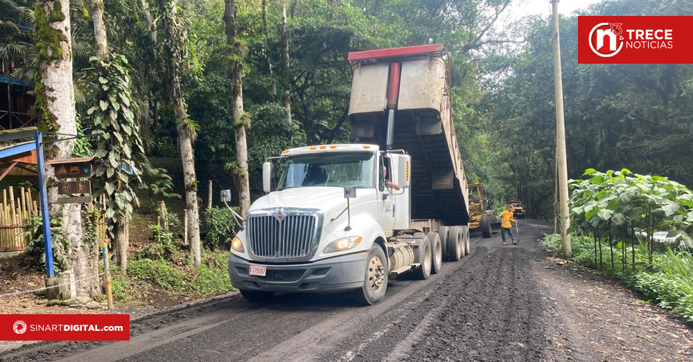 Ruta 408 en Pejibaye recibe renovación vial por ¢475 millones