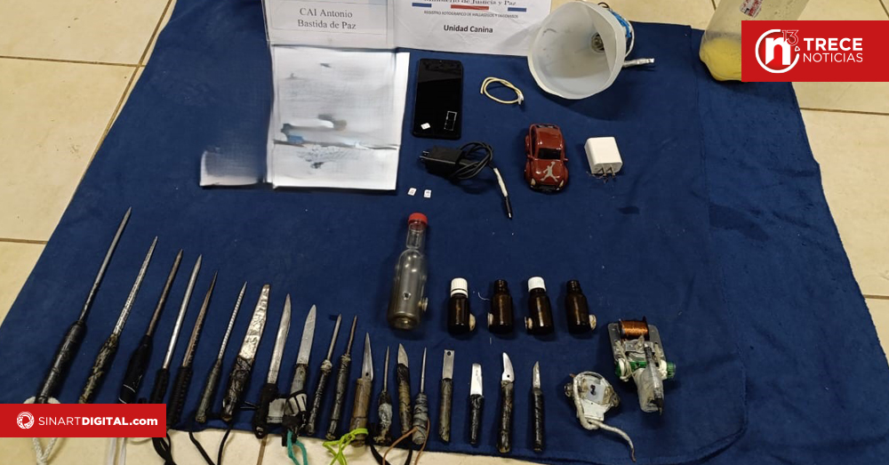 Policía Penitenciaria refuerza control en cárceles con múltiples decomisos y detenciones