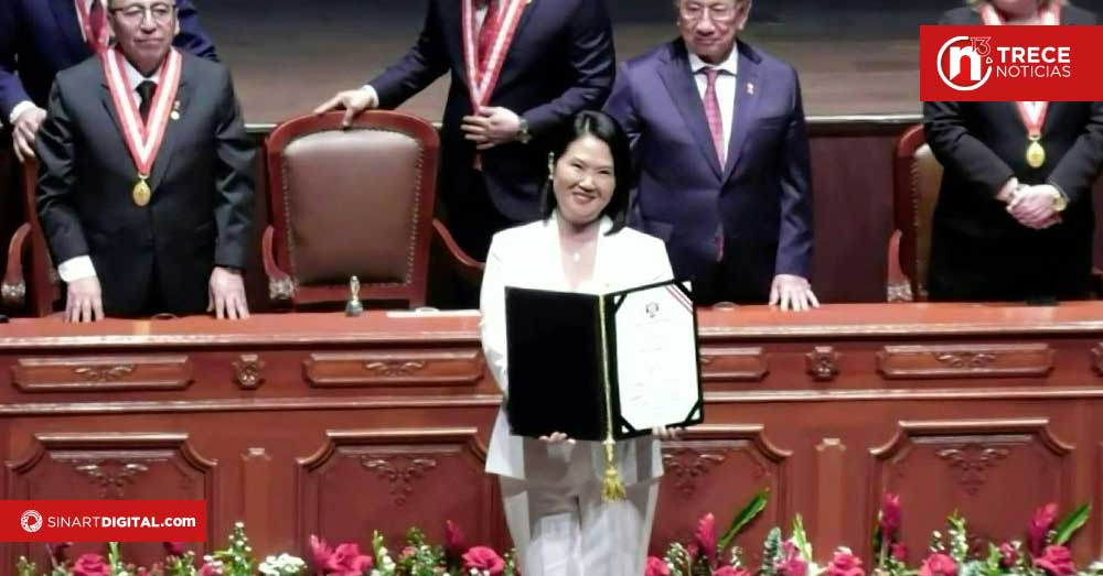 Keiko Fujimori jura como presidenta en Perú, con el reto de enfrentar una ola de crimen