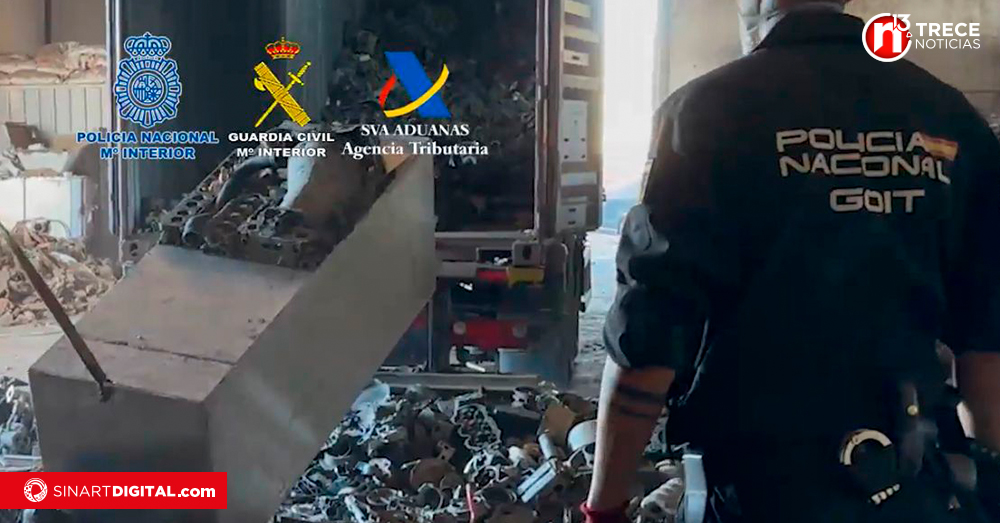 Policía española incautó 720 kilos de cocaína que salió de Costa Rica