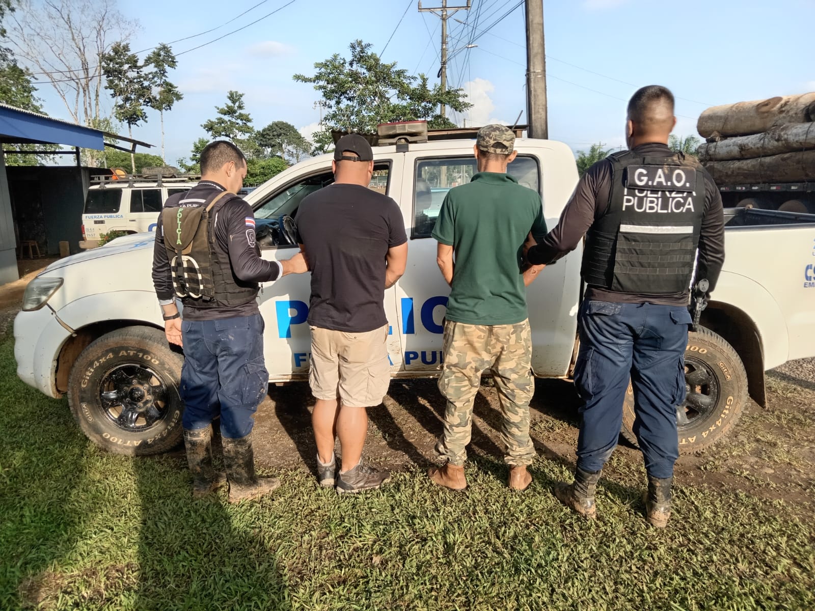 Policía detiene a prófugo de justicia en Crucitas