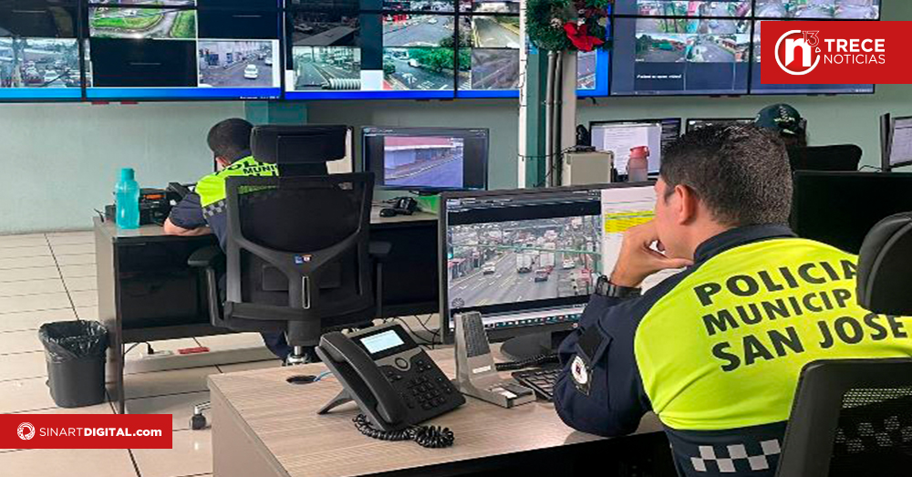 San José es vigilado con 700 cámaras de la Policía Municipal