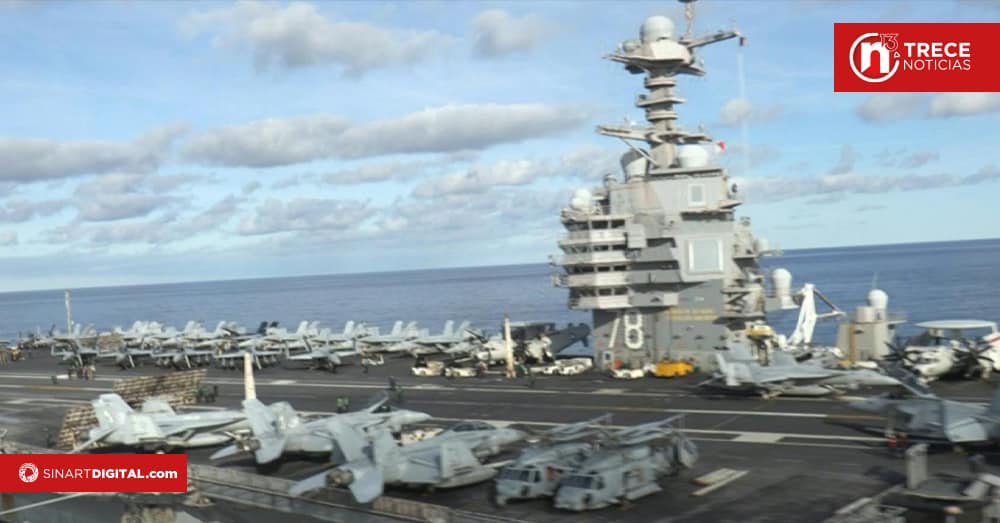 Portaviones se incorpora a operativo de EEUU contra el narcotráfico en Latinoamérica