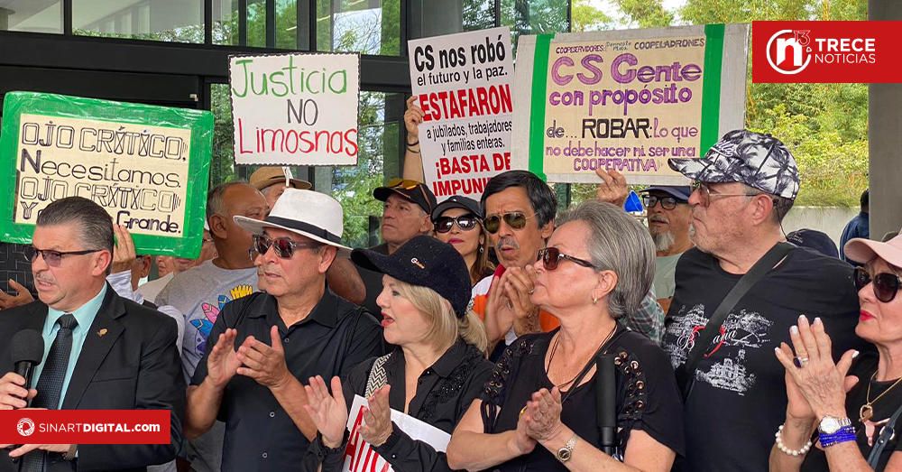 Inversionistas de Coopeservidores protestan y exigen transparencia 
