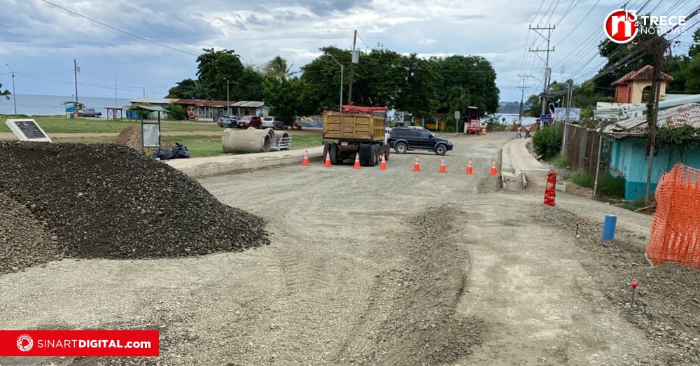 Nuevo puente en Brasilito tiene un avance del 72%