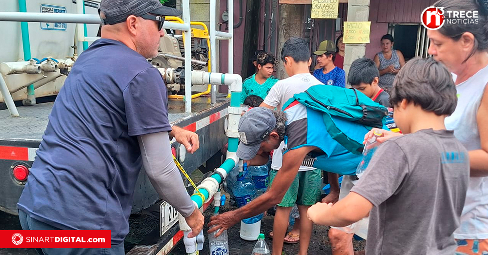 65 mil personas siguen sin agua potable en Puntarenas