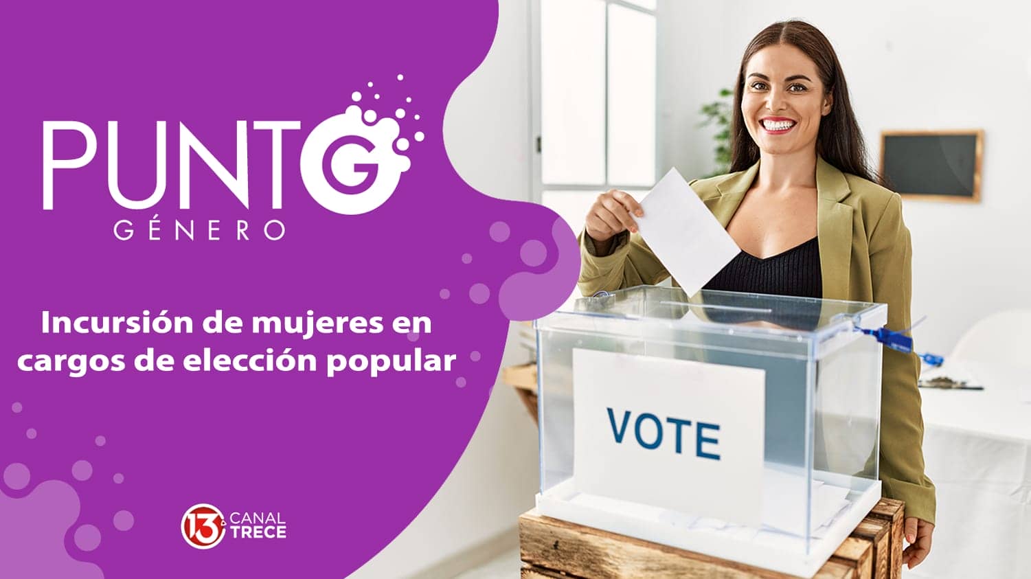 Incursión de mujeres en cargos de elección popular | Punto G, punto género.