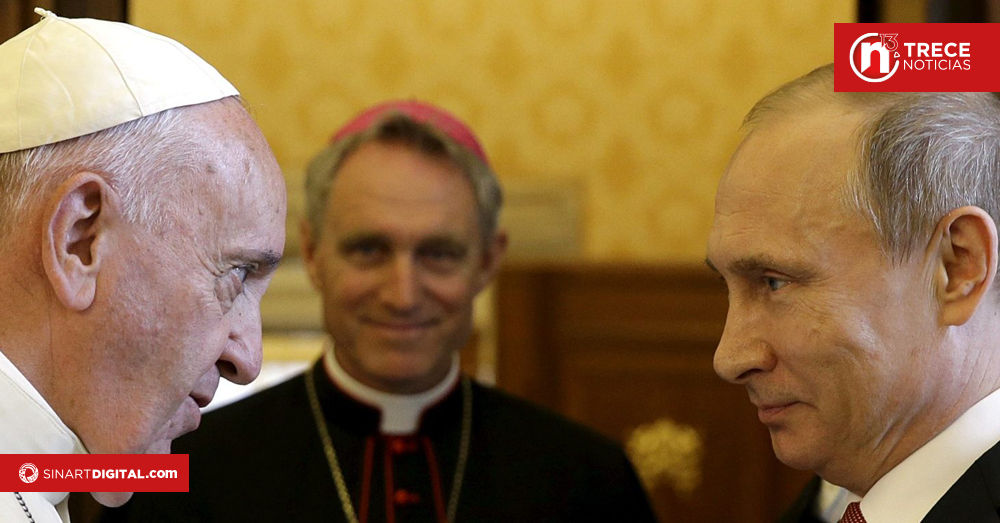 Putin homenajea al papa, 