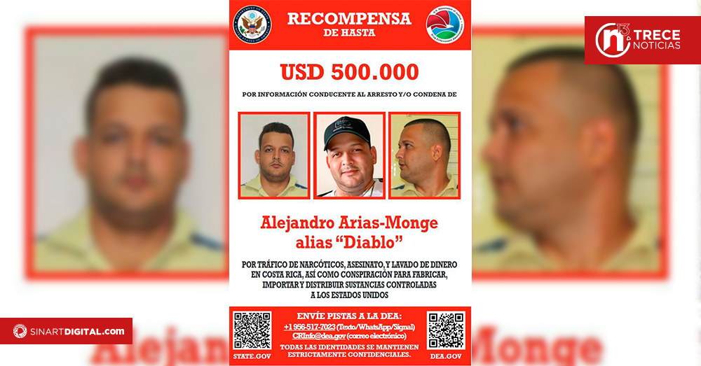 Días de libertad de Alejandro Arias Monge, alias “Diablo”, podrían estar contados