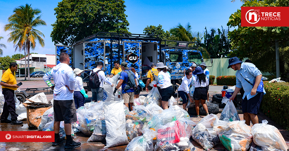 100 voluntarios recolectaron 484 kilos de residuos sólidos del mar