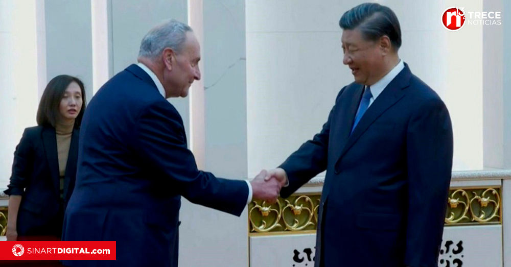 Líder de mayoría del Senado se reúne con Xi Jinping, agradece condena de China a ataques de Hamás