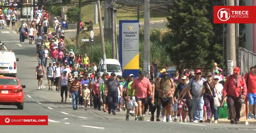 Casi 200 buses reforzarán el regreso de los romeros desde Cartago