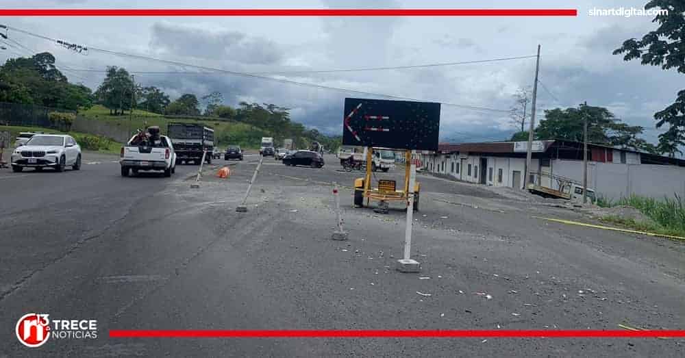 Confusa señalización preocupa a los conductores y genera accidentes en la ruta 32