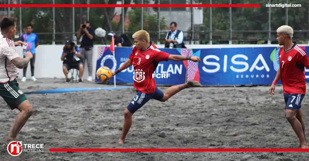 Selección de Fútbol Playa derrotó a México y se instauró en semifinales de los Centroamericanos
