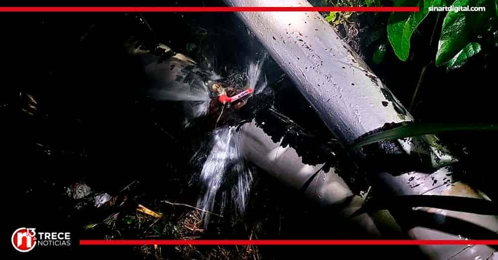 Delincuentes hacen nueva toma ilegal de combustible en Alajuela