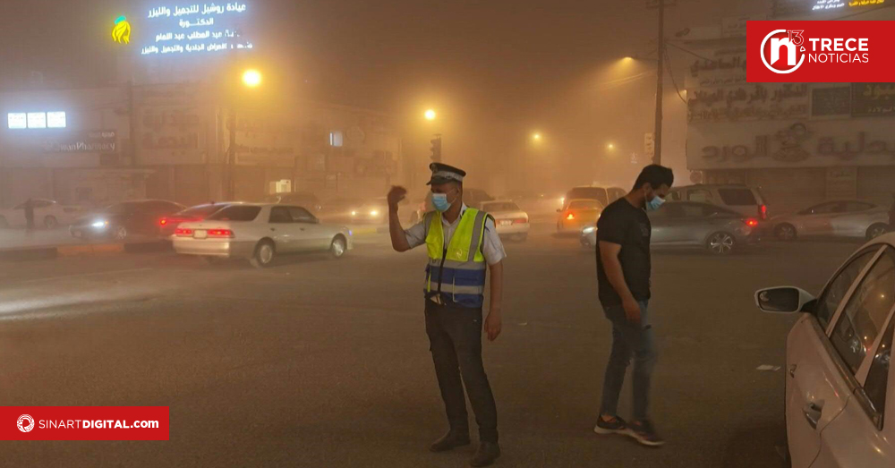 Más de 3.700 personas atendidas por problemas respiratorios tras tormenta de arena en Irak