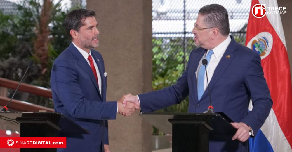 Eduardo Verastegui visitó Casa Presidencial y habló sobre el tráfico de niños en la región 