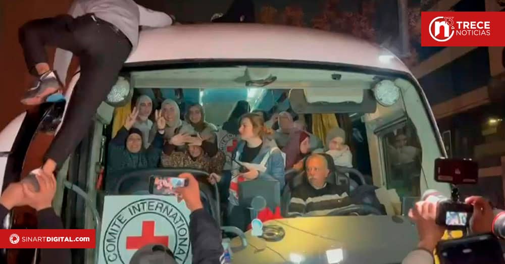 Segundo día de tregua en Gaza tras un primer canje de rehenes israelíes contra presos palestinos