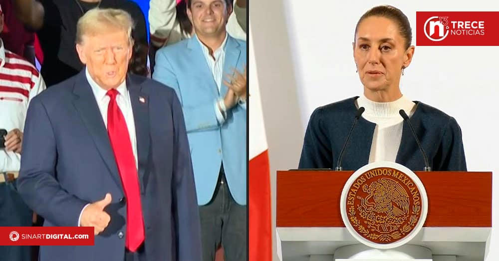 Sheinbaum niega estar de acuerdo con el cierre de fronteras anunciado por Trump