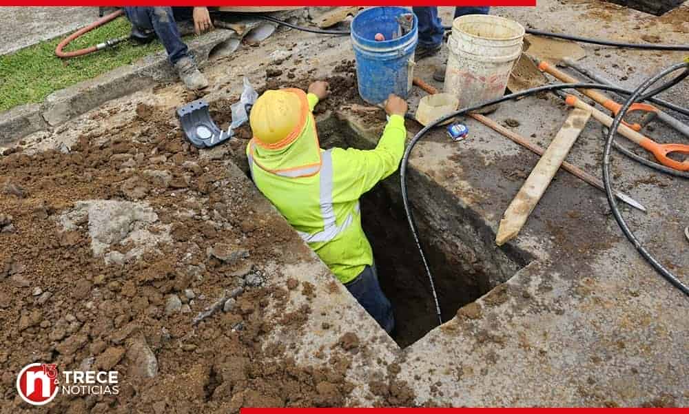 Gran cantidad de fugas obliga a cambiar casi cuatro kilómetros de tuberías en Escazú
