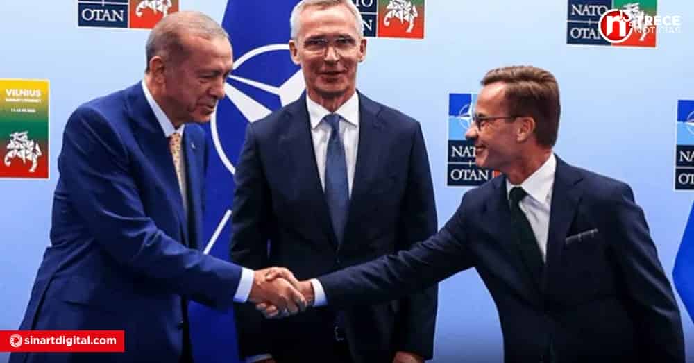 Turquía levantó veto a adhesión de Suecia a la OTAN, en víspera de cumbre