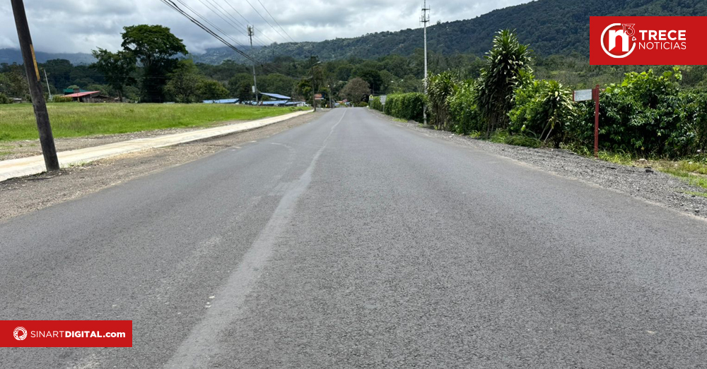 Ruta 415 entre El Azul y Turrialba estará asfaltada por completo este mes