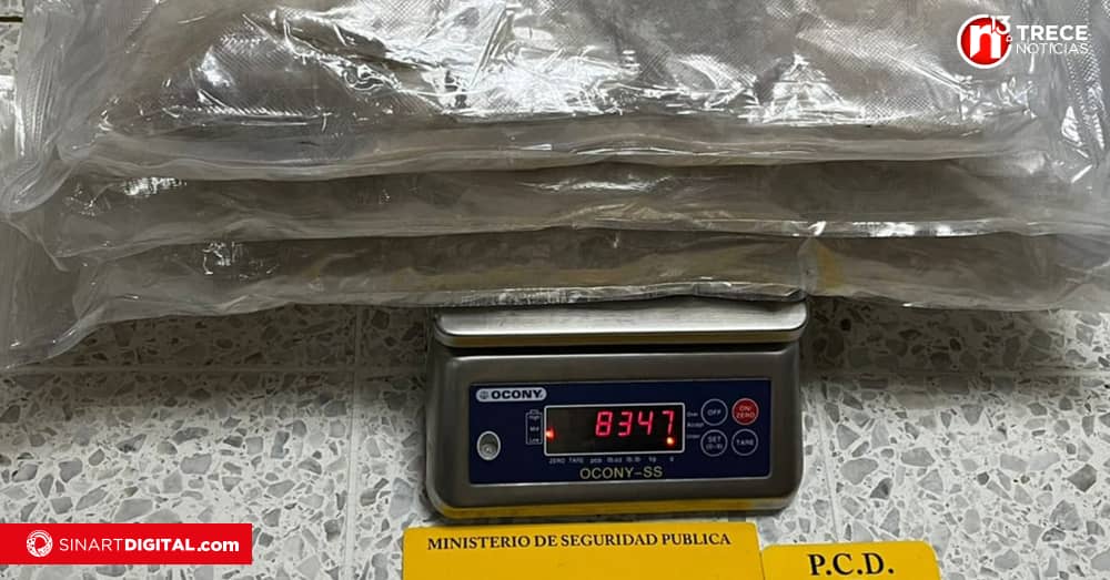 Ucraniano intentó meter al país ocho kilos de metanfetamina