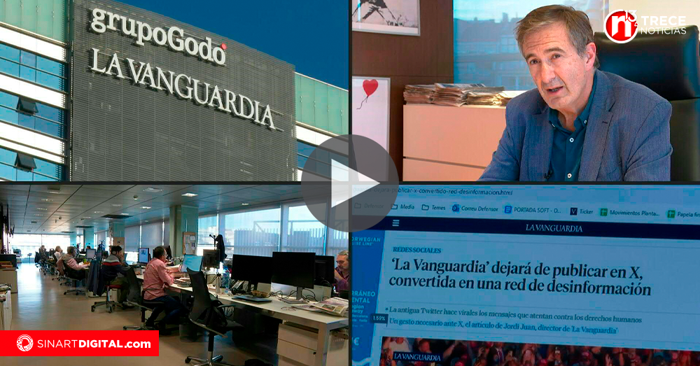 Diario español La Vanguardia dejará de publicar en X, acusándola de 