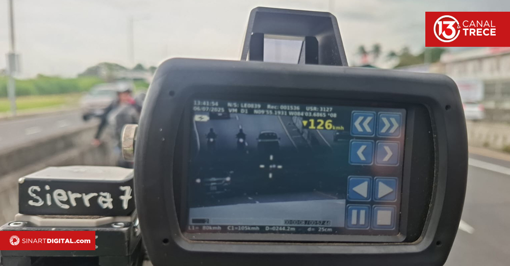 Tránsito detectó a más de 2 mil conductores por exceso de velocidad en el primer semestre