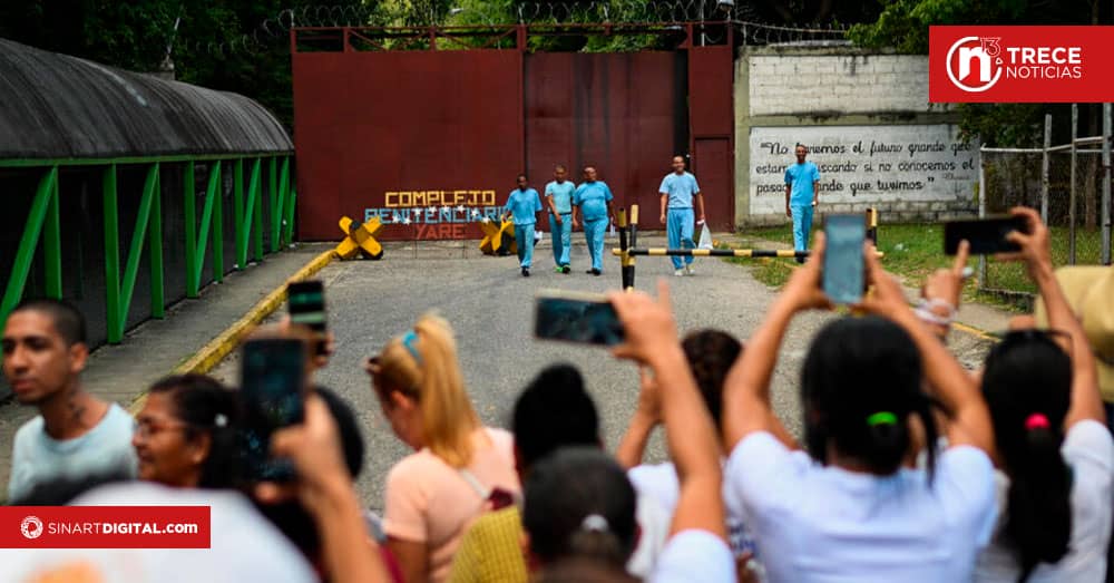 Excarcelan a 13 detenidos en crisis poselectoral en Venezuela, según ONG