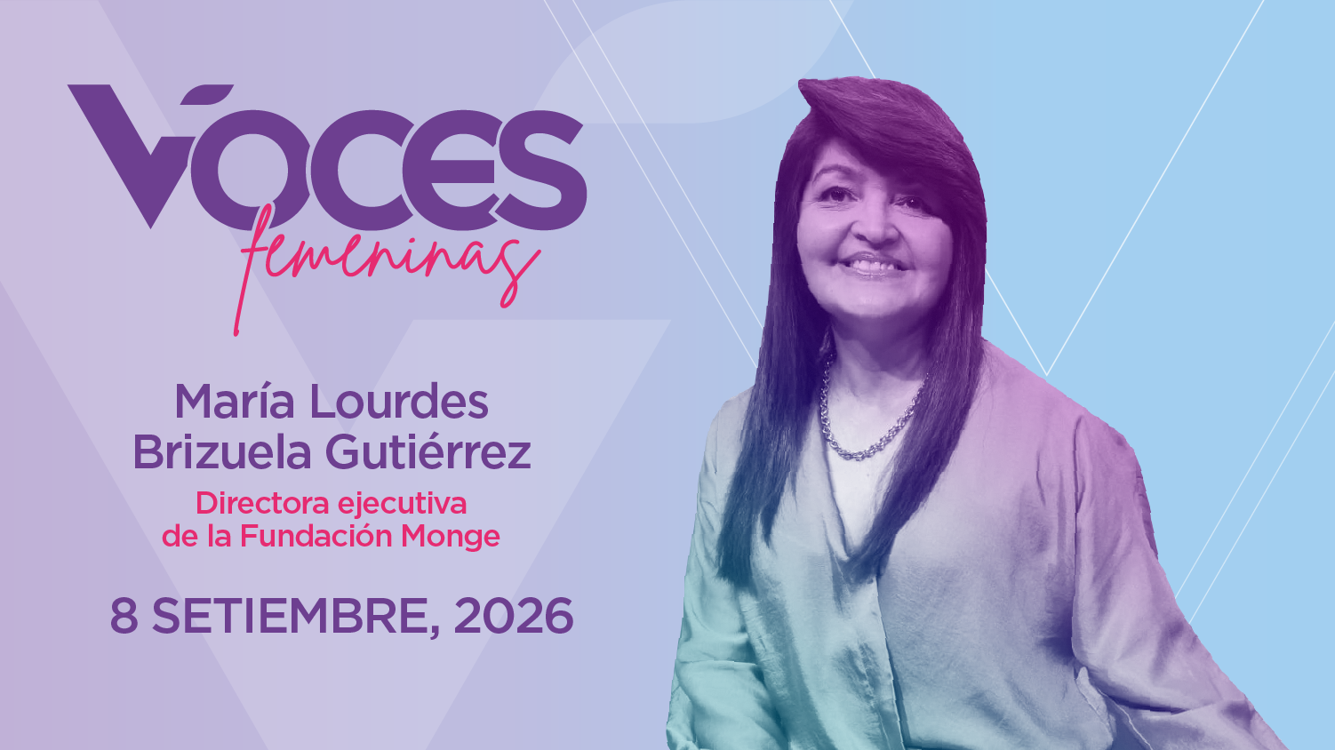 María Lourdes Brizuela Gutiérrez, directora ejecutiva de la Fundación Monge 