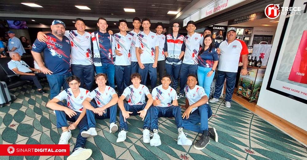  Selección de Voleibol Sub19 viajó rumbo a Argentina donde enfrentará mundial en esa categoría